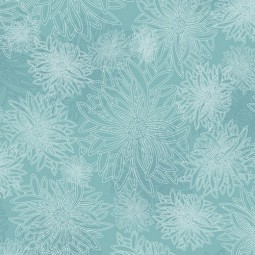 Art Gallery Fabrics - Floral elements - Aqua haze