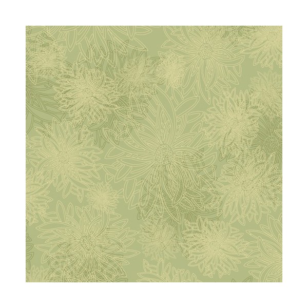 Art Gallery Fabrics - Floral elements - Pear green