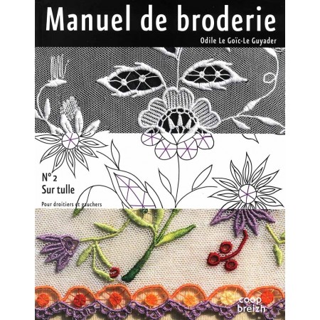 Livre : Manuel de broderie - n°2 sur tulle