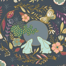Art Gallery Fabrics - Nightfall - Moon stories spark
