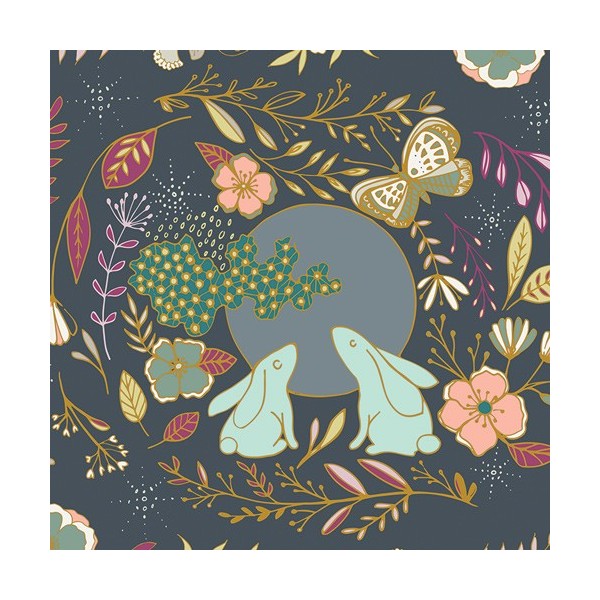 Art Gallery Fabrics - Nightfall - Moon stories spark