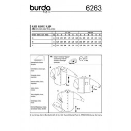 Patron Burda 6263 - Blouse et chemise