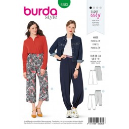 Patron Burda 6283 - Pantalon bouffant