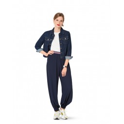 Patron Burda 6283 - Pantalon bouffant