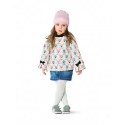 Patron Burda 9308 - Sweat-shirt à capuche enfant