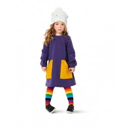 Patron Burda 9310 - Robe avec poches fille