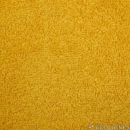 Tissu éponge 430g/m² Jaune moutarde