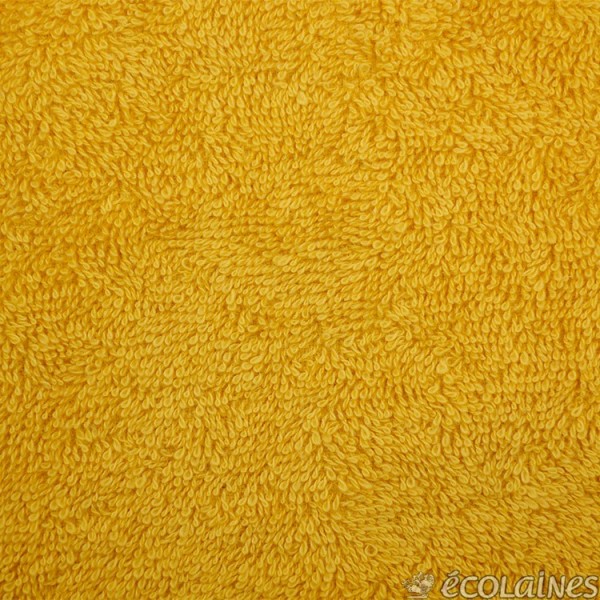 Tissu éponge 430g/m² Jaune moutarde