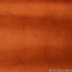 Tissu velours - Baroja terracotta