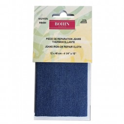 Pièce de réparation jeans thermocollante 12 x 45 cm