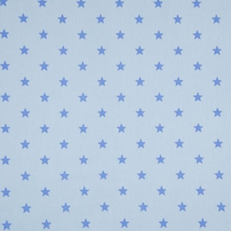 Tissu Bord-côte - Étoiles light blue
