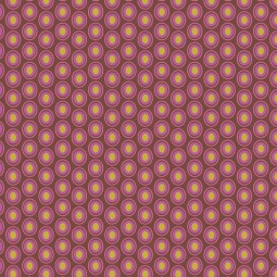 Art Gallery Fabrics - Oval elements - Chocolate cherry