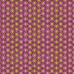 Art Gallery Fabrics - Oval elements - Chocolate cherry