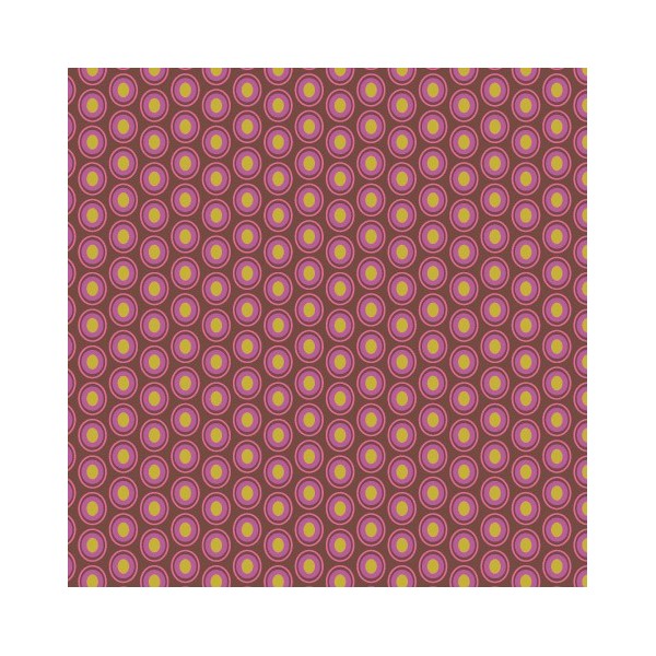 Art Gallery Fabrics - Oval elements - Chocolate cherry