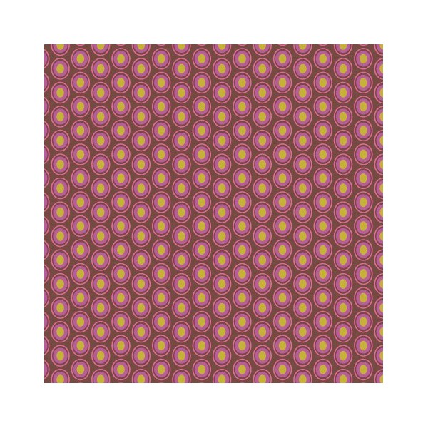 Art Gallery Fabrics - Oval elements - Chocolate cherry