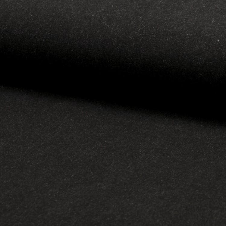 Tissu gabardine - Jean stretch noir