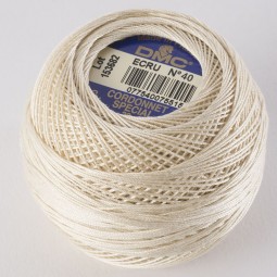 Cordonnet Spécial DMC B5200, blanc et écru en différentes tailles