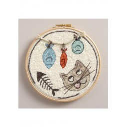 Livre de broderie : Punch needle spécial débutant