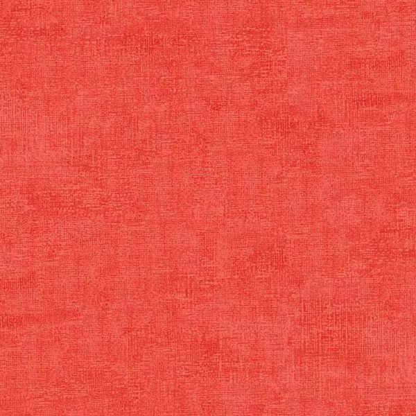 Tissu faux uni Melange - Rose orangé