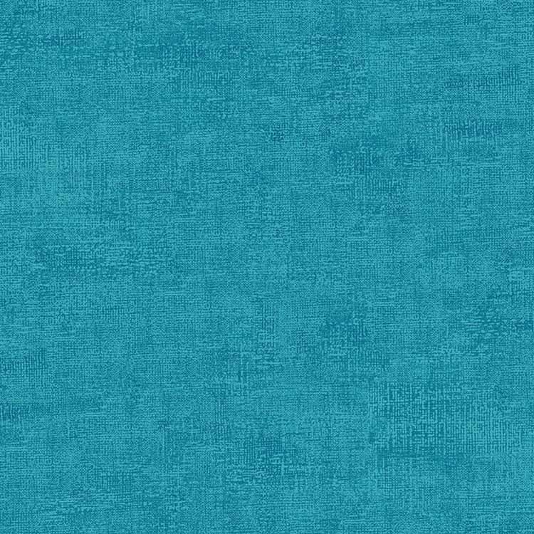 Tissu faux uni Melange - Turquoise foncé