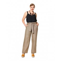 Patron Burda 6218 - Pantalon droit poches invisibles ou plaquées