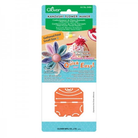 Appareil à fleur kanzashi - Pétales froncés 50mm