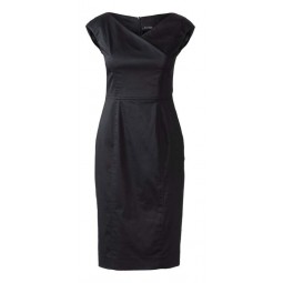 Patron Burda 6236 - Robe crayon à effet croisé, encolure portrait en V