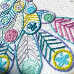 Kit de broderie - Fier comme un paon
