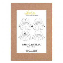 Patron Ikatee - Robe blouse camélia 3 - 12 ans