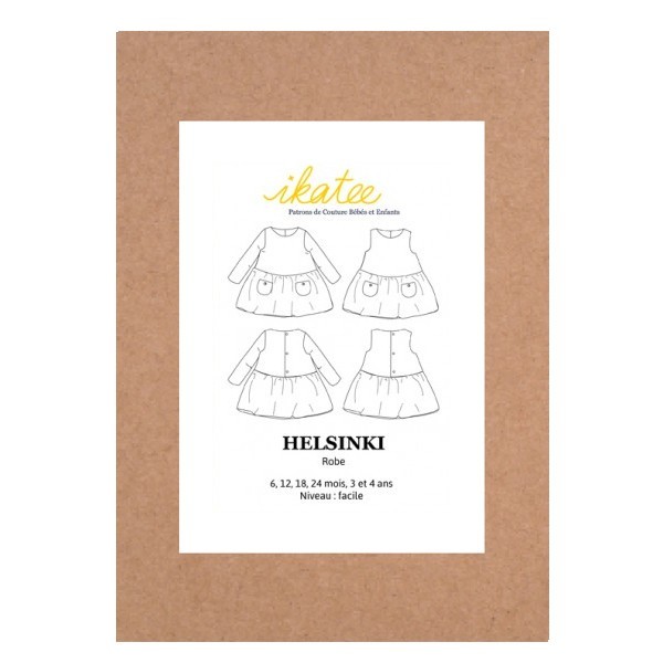 Patron Ikatee - Robe Helsinki 6 mois - 4 ans