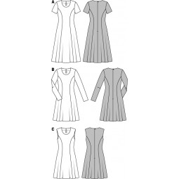 Patron Burda 6821 - Robe souple