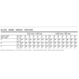 Patron Burda 6821 - Robe souple