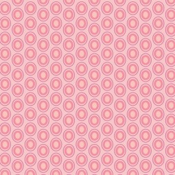 Art Gallery Fabrics - Oval elements - Parfait Pink