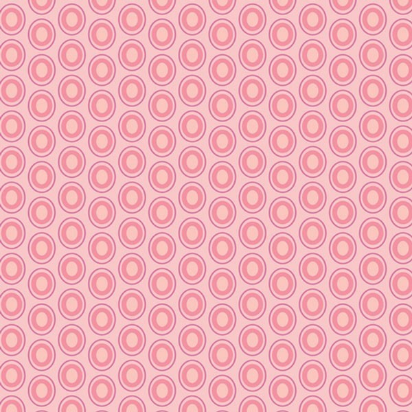 Art Gallery Fabrics - Oval elements - Parfait Pink