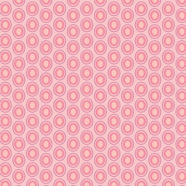 Art Gallery Fabrics - Oval elements - Parfait Pink