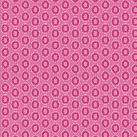 Art Gallery Fabrics - Oval elements - Passionate Fuchsia