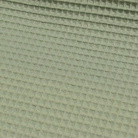 Tissu nid d'abeille - Jade Tissu nid d'abeille - Jade