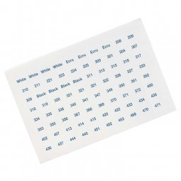 Étiquettes pour fils à broder DMC