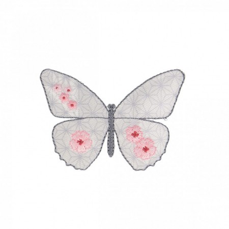 Écusson thermocollant - Papillon asanoha