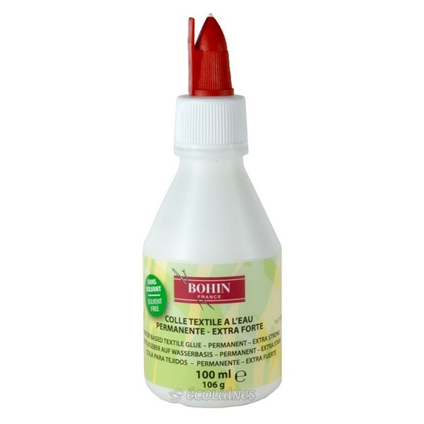 Colle Tous Tissus Textile 50 Ml Ourlets Facile - Réparations Rapides 