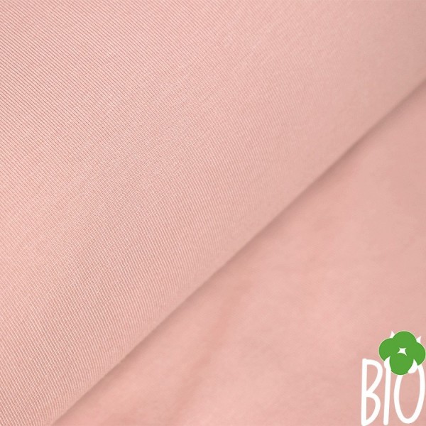 Tissu jersey biologique - Rose chair