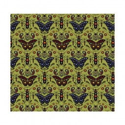 Tissu fantaisie - Jewels vert