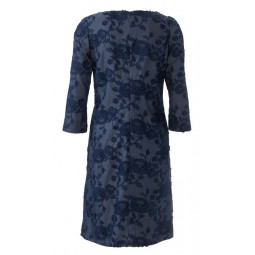 Patron Burda 6149 - Robe encolure dégagée arrondie manches 3/4