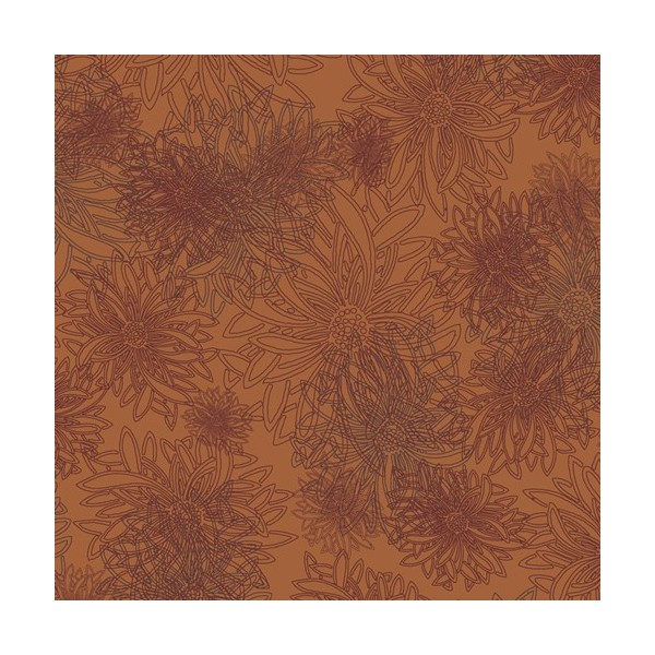 Art Gallery Fabrics - Floral elements - Russet orange