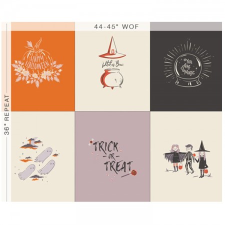 Art Gallery Fabrics - Spooky N' sweet - Panneau 90 x 110 cm You are magic Art Gallery Fabrics - Spooky N' sweet - Panneau 90 x 110 cm You are magic