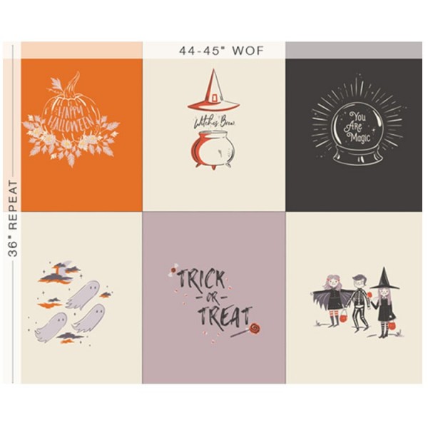 Art Gallery Fabrics - Spooky N' sweet - Panneau 90 x 110 cm You are magic