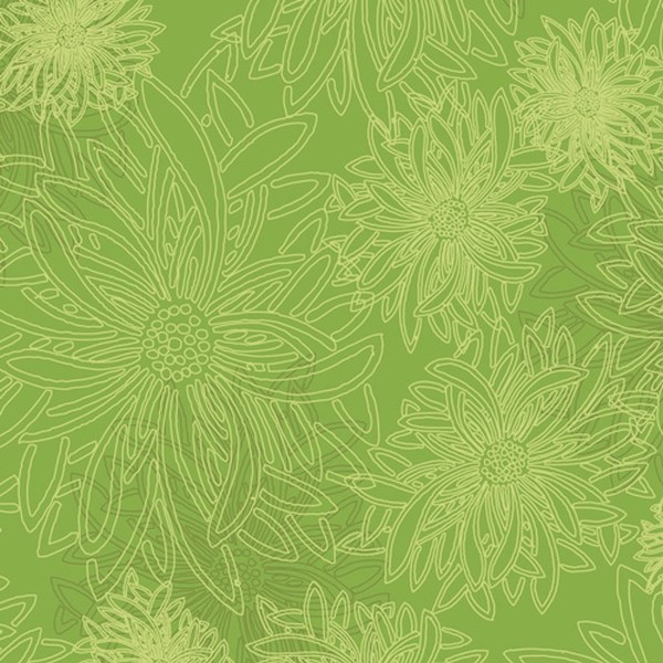 Art Gallery Fabrics - Floral elements - Lettuce