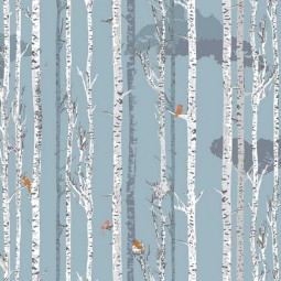 Art Gallery Fabrics - Earthen - Ice Forestry