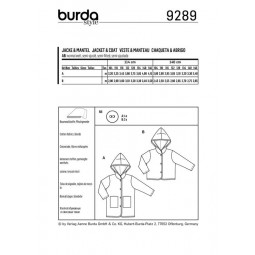 Patron Burda 9289 - 