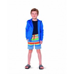 Patron Burda 9292 - Pantalon short ceinture extensible pour enfant
